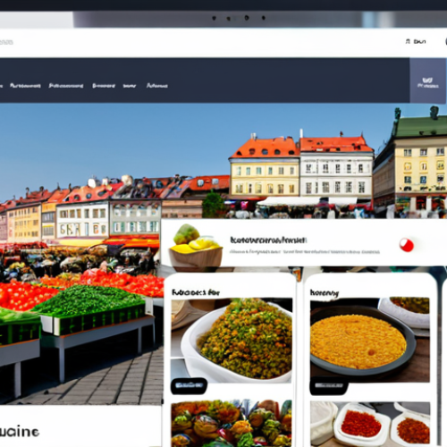 Home 17 **
"A friendly chatbot interface, displaying a helpful response to a user's query about local Polish cuisine. The chatbot window is integrated within a clean, modern website design. In the background, a blurred image of a bustling Warsaw market with people buying fresh produce. The design should convey trustworthiness and ease of use. fully clothed, appropriate content, safe for work, perfect anatomy, natural proportions, professional, modest, family-friendly."
**