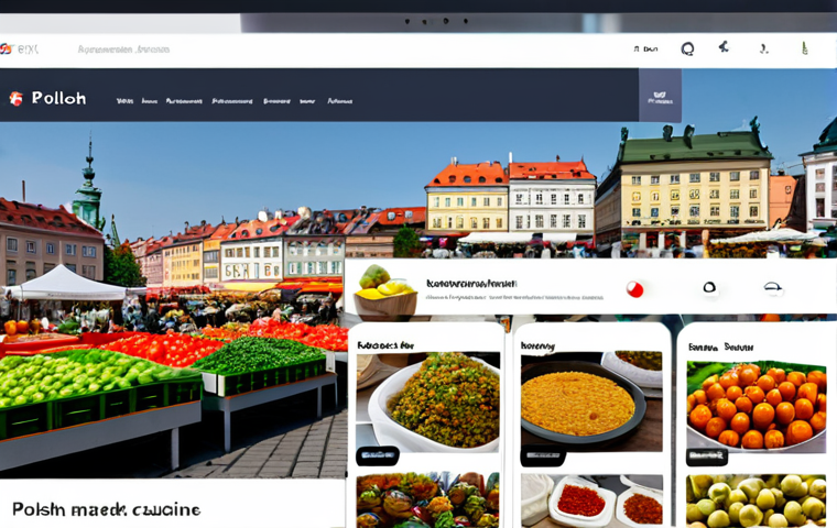 **
"A friendly chatbot interface, displaying a helpful response to a user's query about local Polish cuisine. The chatbot window is integrated within a clean, modern website design. In the background, a blurred image of a bustling Warsaw market with people buying fresh produce. The design should convey trustworthiness and ease of use. fully clothed, appropriate content, safe for work, perfect anatomy, natural proportions, professional, modest, family-friendly."
**